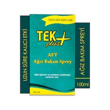 Tekplus Aft Ağız Bakım Spreyi 100 ML Tekplus Aft Ağız Bakım Spreyi 100 ML