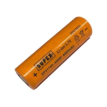 Supex 21700 3.7v 4000mah Li-ion Şarjlı Pil Başsız