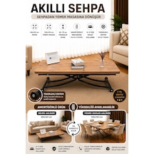 Juppo Üst Tabla Mdf Efesçam Oval Köşe Alt Siyah İçe K