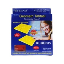 Geometri Tahtası Mavi Rubenis Rgt-60 Çift Taraflı 1 Adet Geometri Tahtası Çift Taraflı 1 Adet Genel