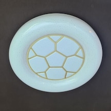45w Sıva Üstü Led Panel Armatür Gold Futbol Desen Beyaz