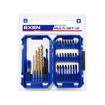 Exen Ex 8033 Multi Set 31 Parça Uç Ve Matkap Seti