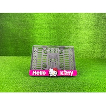 Plakam54 Hello Kitty Pembe 3d Pleksi Motor Plakalığı - 2