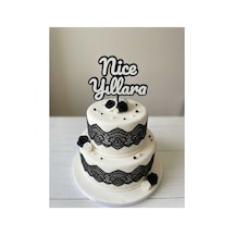 2 Adet Nice Yıllara Yazılı Pasta Süsü Cake Topper Doğum Günü Ve Yıl Dönümü Pasta Dekoru Özel Seçenek