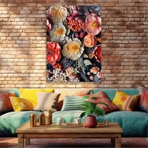 Gerçek Cama Baskı Sanat Temalı Tekli Cam Tablo 364 S326