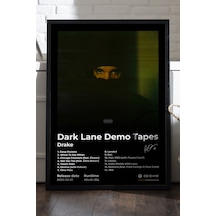 Drake Lane Demo Tapes Siyah Ahşap Çerçeveli Poster, Dekoratif Müzik Albüm Duvar Tablosu