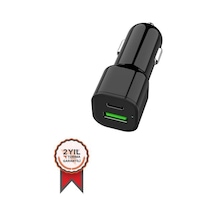 Premium C10araç Hızlı Şarj 3.0 Çift Usb Adaptörü Siyah Aksesuar Teknoloji Yolculuk