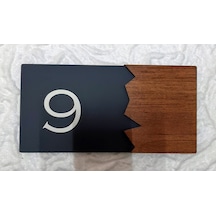 Wooden Serisi Pleksi Kapı Numarası (489219026)