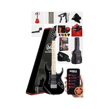 Maxword De-150bk Maple Klavye Hh Manyetik Yüksek Kaliteli Elektro Gitar Seti