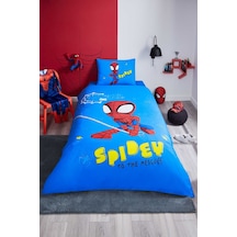 Özdilek Spidey Power Tek Kişilik Lisanslı Lastikli Çocuk Nevresim Takımı Çok Renkli