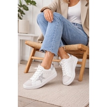 Dadwolf Yıldızlı Sneaker Golden Ghost Super Star Ball Star Hi Star Running Sole Dad Star Rahat Hakiki Deri Beyaz Gümüş Silver