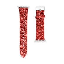 Watch 42mm Starry Taşlı Kordon - Kırmızı