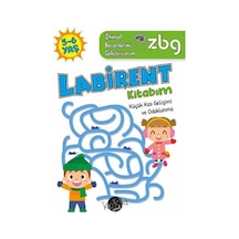 5 - 6 Yaş Labirent Kitabım - Küçük Kas Gelişimi ve Odaklanma - ZBG Zihinsel Becerilerimi Geliştiriyorum - Buçe Dayı - Kukla