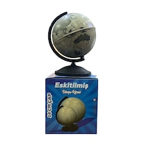 Dünya Küresi Siyasi Eskitilniş 14cm Çap