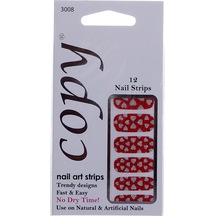 Copy Oje Tırnak Bandı Love Me Simli 3008