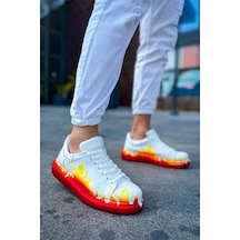 Ch254 Cbt Pittura Erkek Ayakkabı 535 Kırmızı Alev Çok Renkli