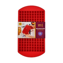 Silikon Mini Buz Kalıbı, Esnek Ve Kolay Çıkarılabilir Tasarım 12 X 22 Silikon Kırmızı Buz Kalıbı T Diğer