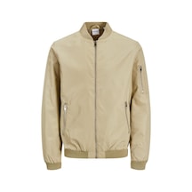 Jack & Jones Erkek Günlük Rush Bomber Ceket - 12165203 Bej