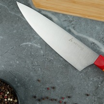 Aryıldız Plurex Big Şef Bıçağı 19 Cm Kırmızı Renkli