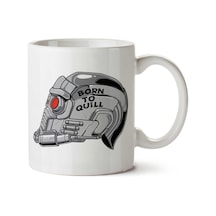 Guardians Of The Galaxy Born To Quill Full Metal Jacket İki Tarafı Baskılı Kupa Bardak Çok Renkli