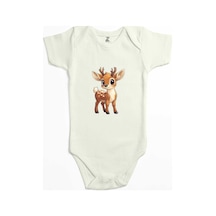 Zepplin Giyim Bambi Ekru Bebek Body Zıbın