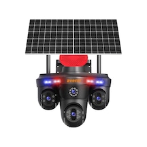 Avenir Av-s439 3 Lens 3ptz Güneş Enerjili Solar 4g Sim Kartlı Kamera