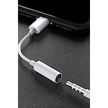 Lightning - 3,5 Mm Kulaklık Jakı Adaptör Lightning Uyumlu Çevirici Jack Sw-ı35
