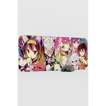 No Game No Life Anime V2 - 70x30 Xl Gaming Kauçuk Kaymaz Taban Mouse Pad Fare Altlığı