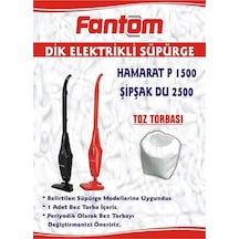 Fantom P1500 Hamarat Elektrikli Süpürge Toz Torbası 3 Adet (513770680)