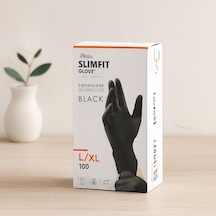 Siyah Pudrasız Xl Muayene Eldiven Nitril Belirtilmemiş