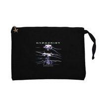 Hypocrisy Abducted Siyah Clutch Astarlı Cüzdan / El Çantası Siyah