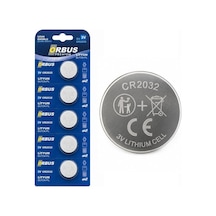 Orbus Premium Cr2032 3v Lityum Buton Pil - 2 Paket 10 Pil