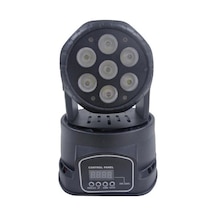 Mini Moving Head 7 12w Rgbw Led , Sahne, Düğün Salonu , Eğlence Mekanı, Kına Salonları Işık Sistemi