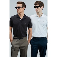 Lufian Erkek T Shirt 111040206s2 Siyah-beyaz Siyah-Beyaz