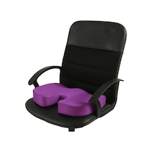 Sones Ofis Jel Yastık Güzellik Kalçaları Anti-hemoroid Yastık Örgü Kumaş Mor