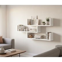 Minimalist Duvar Rafı Beyaz