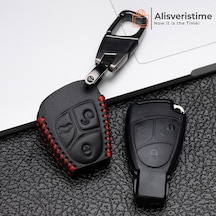Mercedes A C E S G Sınıf Glc Cla Glb W177 W205 W213 W222 Uyumlu Deri Anahtar Kılıfı