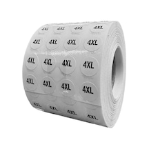 Örenler Plastik 10 Çap Beden Etiketi 5.000'li Rulo 4xl Beyaz