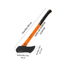 Yapar Fiber Saplı Dövme Çelik Balta Y. 2250 Gr
