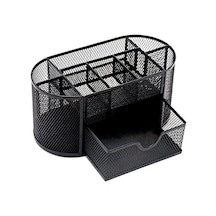 Ganzhoushop Metal Örgü Kalem Saklama Düzenleyici Çeşitli Eşyalar Saklama Kalemlik Çalışma Alanı Malzeme Düzenleyicileri Yetişkinler Çocuklar İçin Kırtasiye Çok Renkli