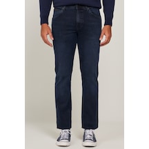 Wrangler Arizona Straight Fit Düz Kesim Normal Bel Düz Paça Mavi Erkek Esnek Jean Denim Kot Pantolon W211844396 Mavi