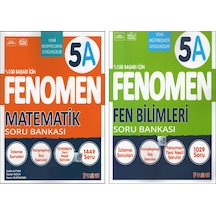 Fenomen 5.sınıf 5a Matematik Soru Bankası+fenomen 5.sınıf 5a Fen Bilimleri Soru Bankası 2 Kitap