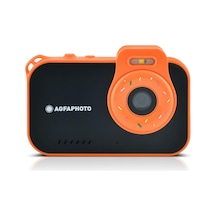 Realikids Cam Su Geçirmez 2-12 Mp Su Geçirmez Çocuk Kamerası, Hd Video, Selfie Modu, Filtreler Ve Çerçeveler, Dahili Oyunlar, Lityum Pil Siyah