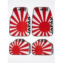 Oto Paspas Dekoratif Halı Dot Taban Japon