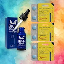 Blue Wizard Bayanlara Ozel Damla & Mavi Formül V.e.g.a Özel Destek Paketi & Dinamik Aktivite 12 Tablet