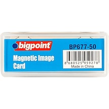 Bigpoint Akrilik Mıknatıslı İsimlik  Şeffaf