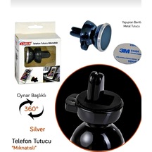 Carub Oto Telefon Tutucu Izgaraya Geçmeli Mıknatıslı 360