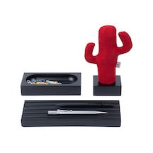 Kayigo Siyah Woody Kırmızı Cactus Üçlü Set
