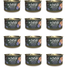 Schesir After Dark Parça Etli Tavuklu Ve Ördekli Konserve 80 Gr. X 12 Adet
