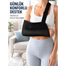 Ortopedik Fileli Kol Askısı Ayarlanabilir Askılı Hava Alabilen Kol Destek Aparatı